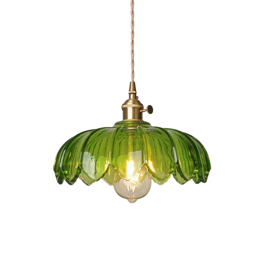 Elegant Glass Hanging Light Fixture - Lusomart