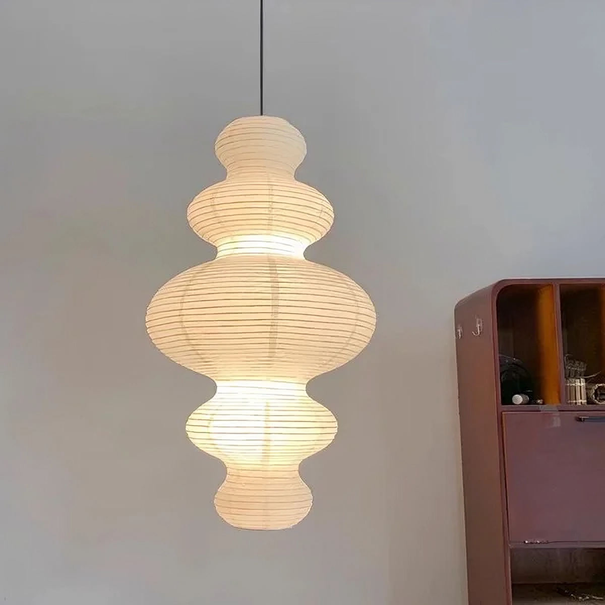 Lumory | Multi-layered Rice Paper Pendant Lamp for Home Living 3