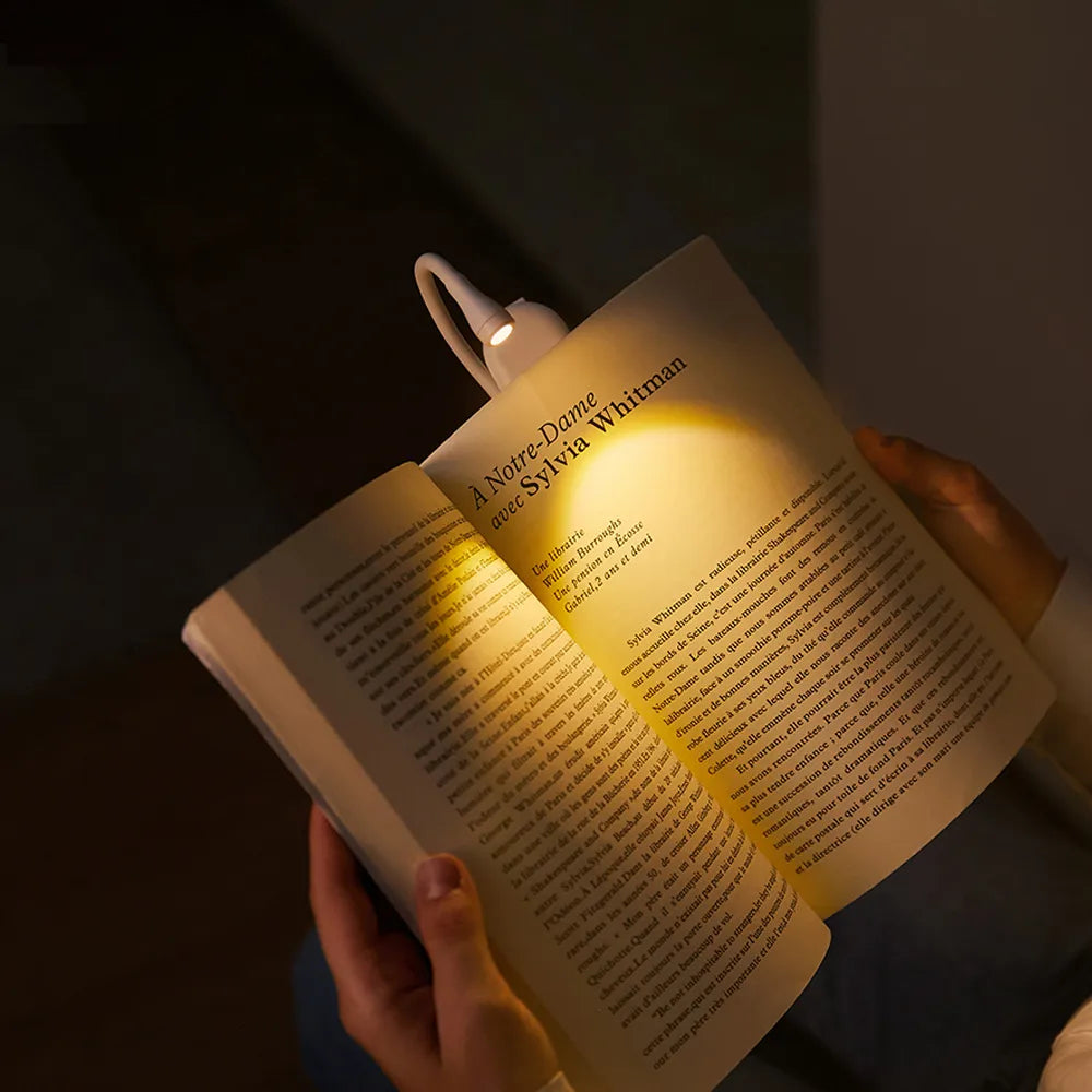 LumosClip | Portable LED Book Light with Adjustable Positioning 1