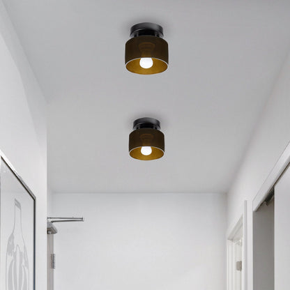 Lumosphere | Charming Retro Glass Flush Mount Ceiling Light Fixture 7