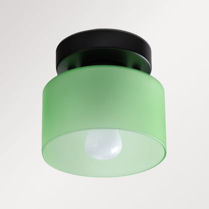 Lumosphere | Charming Retro Glass Flush Mount Ceiling Light Fixture 9
