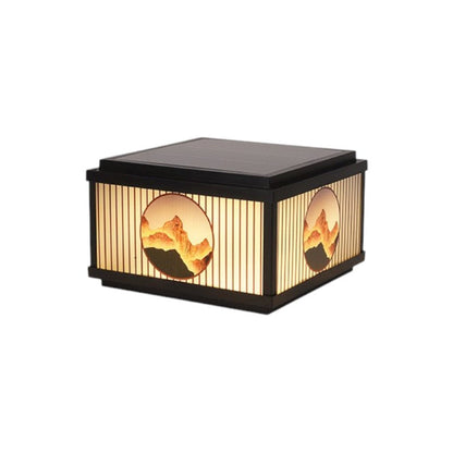 Bright Solar Powered Garden Post Lamp - Lusomart