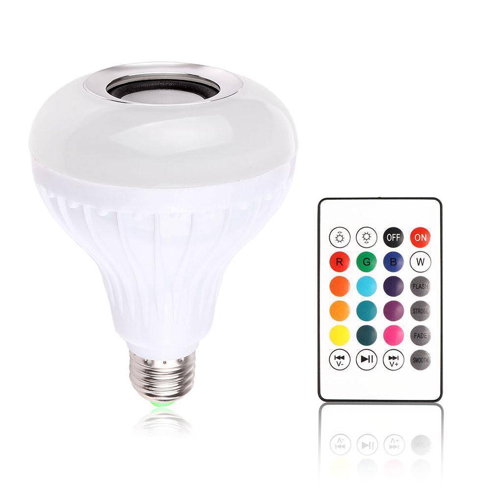 Colorful Wireless LED Sound Speaker Lamp - Lusomart