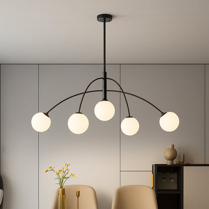 Modern Sleek Pendant Chandelier Light Fixture - Lusomart