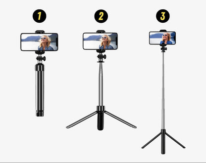LunaFlex | Versatile Adjustable Selfie Stick Tripod for iPhone & Smartphones 2