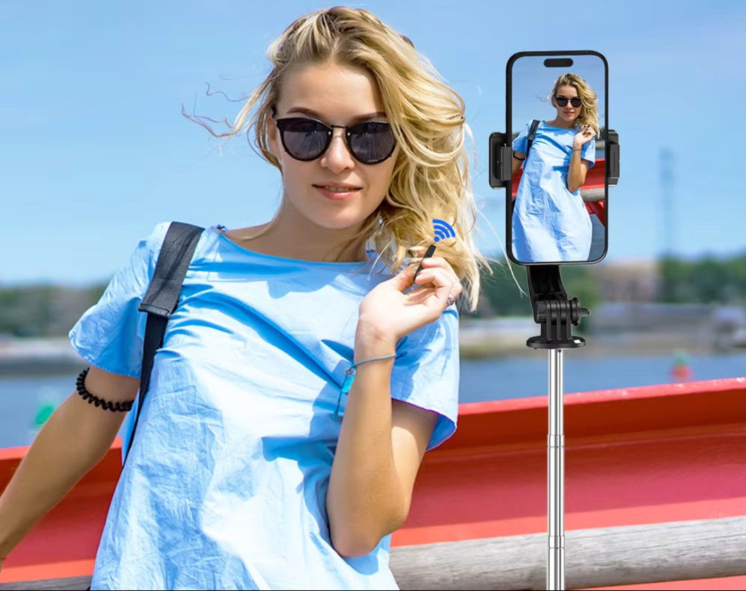 LunaFlex | Versatile Adjustable Selfie Stick Tripod for iPhone & Smartphones 4