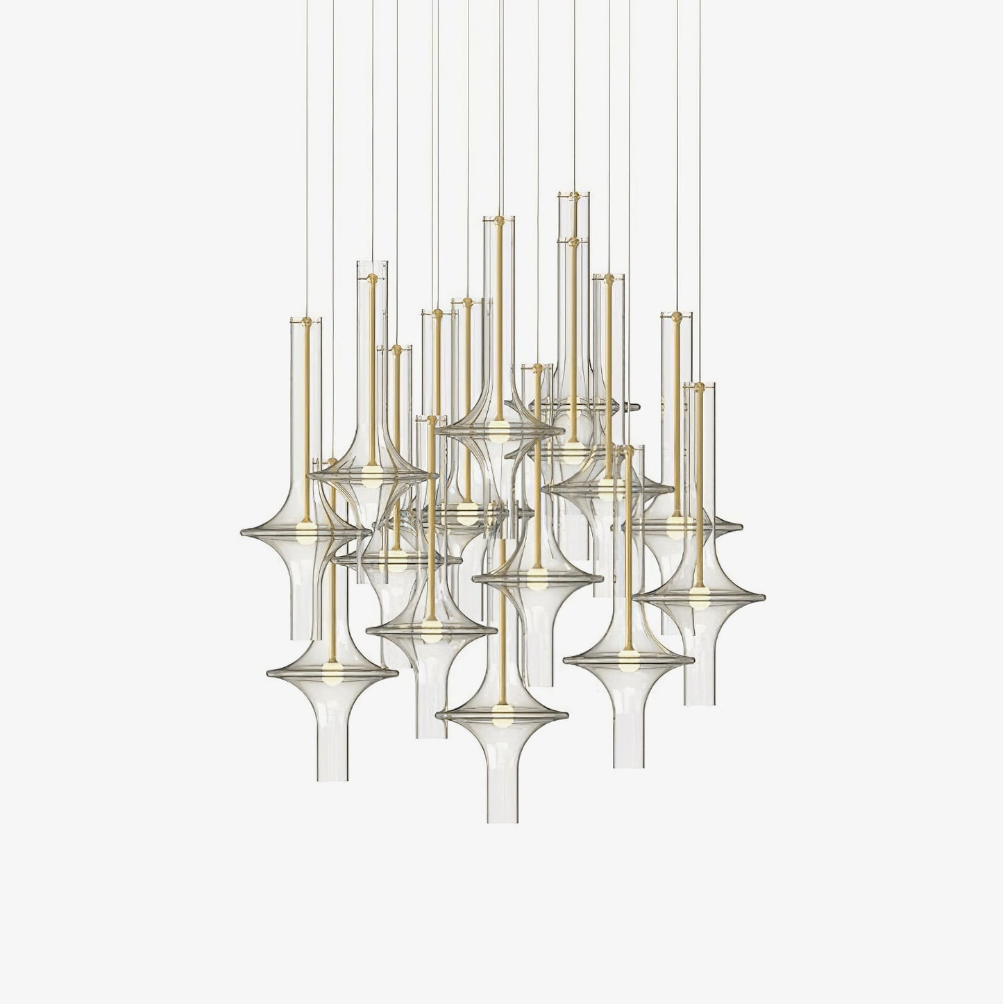 LunaGlass | Elegant Modern Adjustable LED Kitchen Pendant Lighting 2