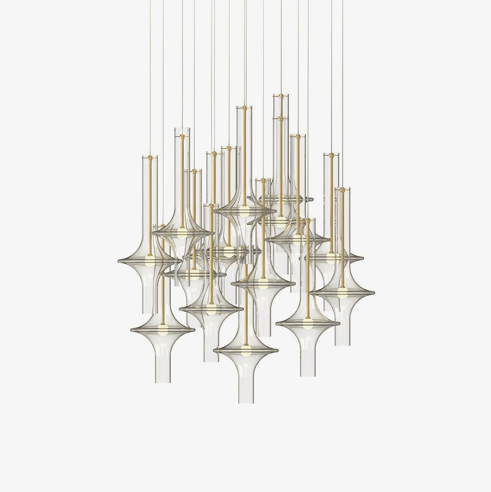 LunaGlass | Elegant Modern Adjustable LED Kitchen Pendant Lighting 2