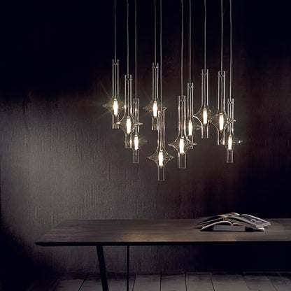LunaGlass | Elegant Modern Adjustable LED Kitchen Pendant Lighting 3