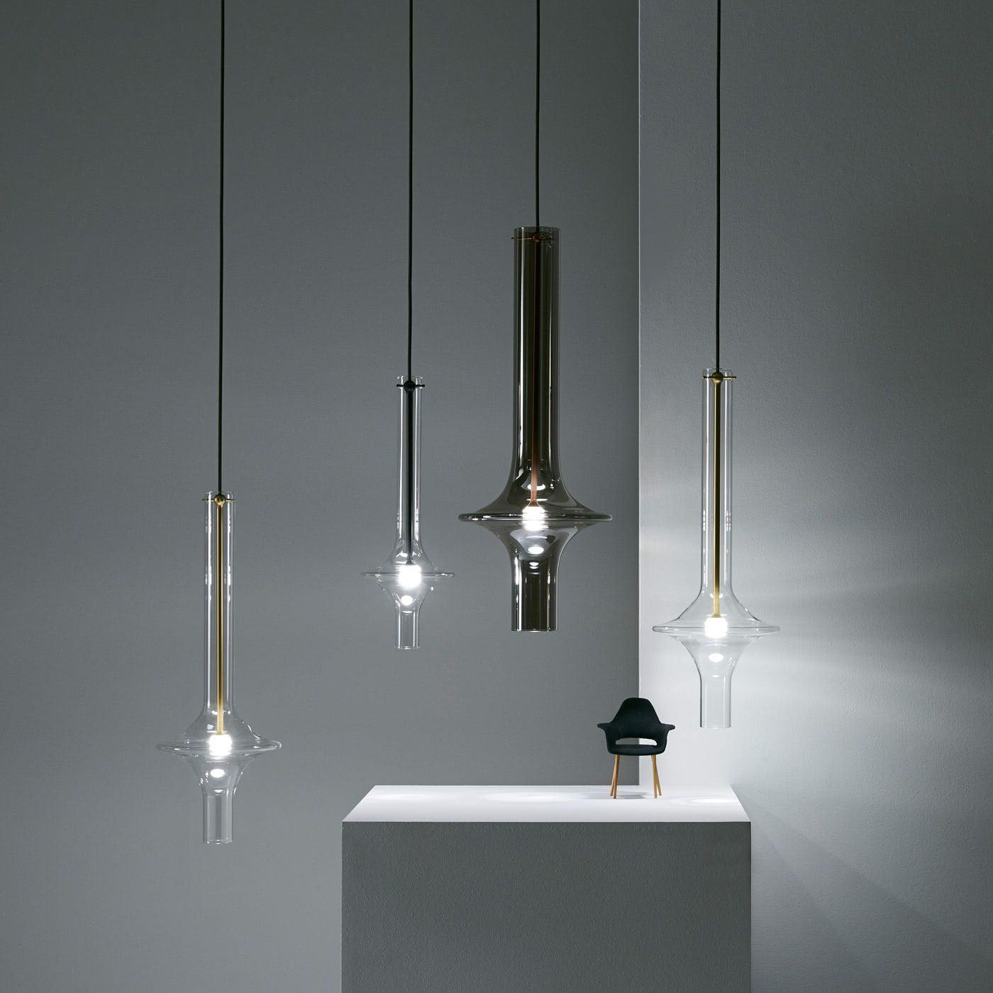 LunaGlass | Elegant Modern Adjustable LED Kitchen Pendant Lighting 6