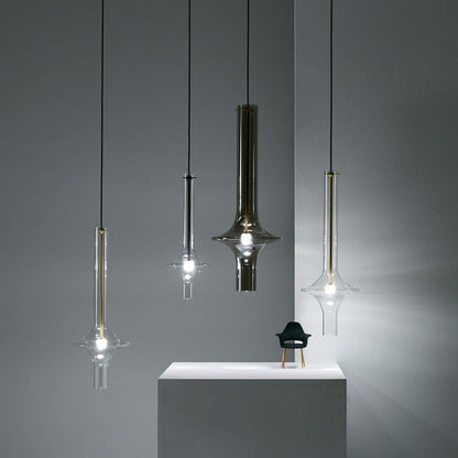 LunaGlass | Elegant Modern Adjustable LED Kitchen Pendant Lighting 6