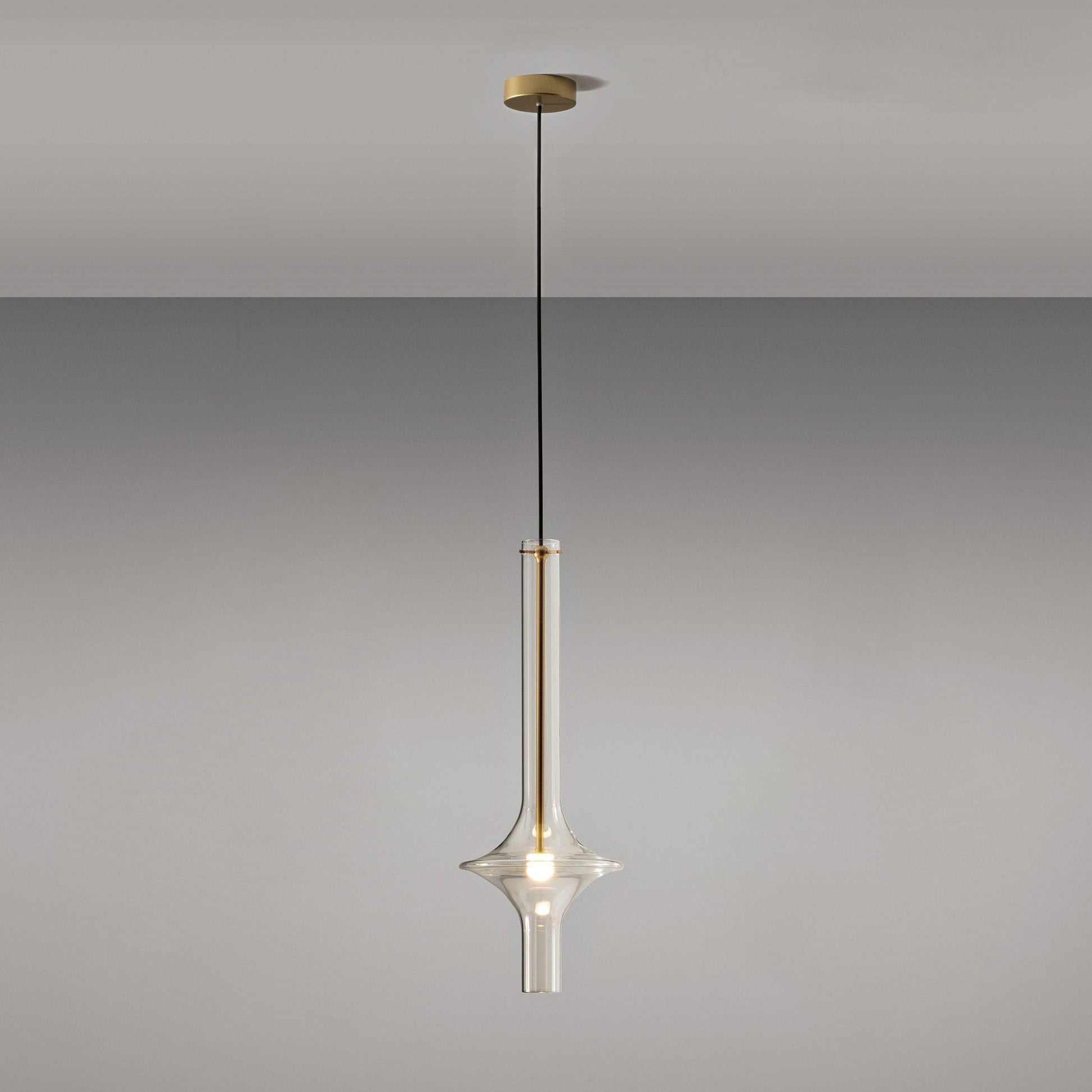 LunaGlass | Elegant Modern Adjustable LED Kitchen Pendant Lighting 8