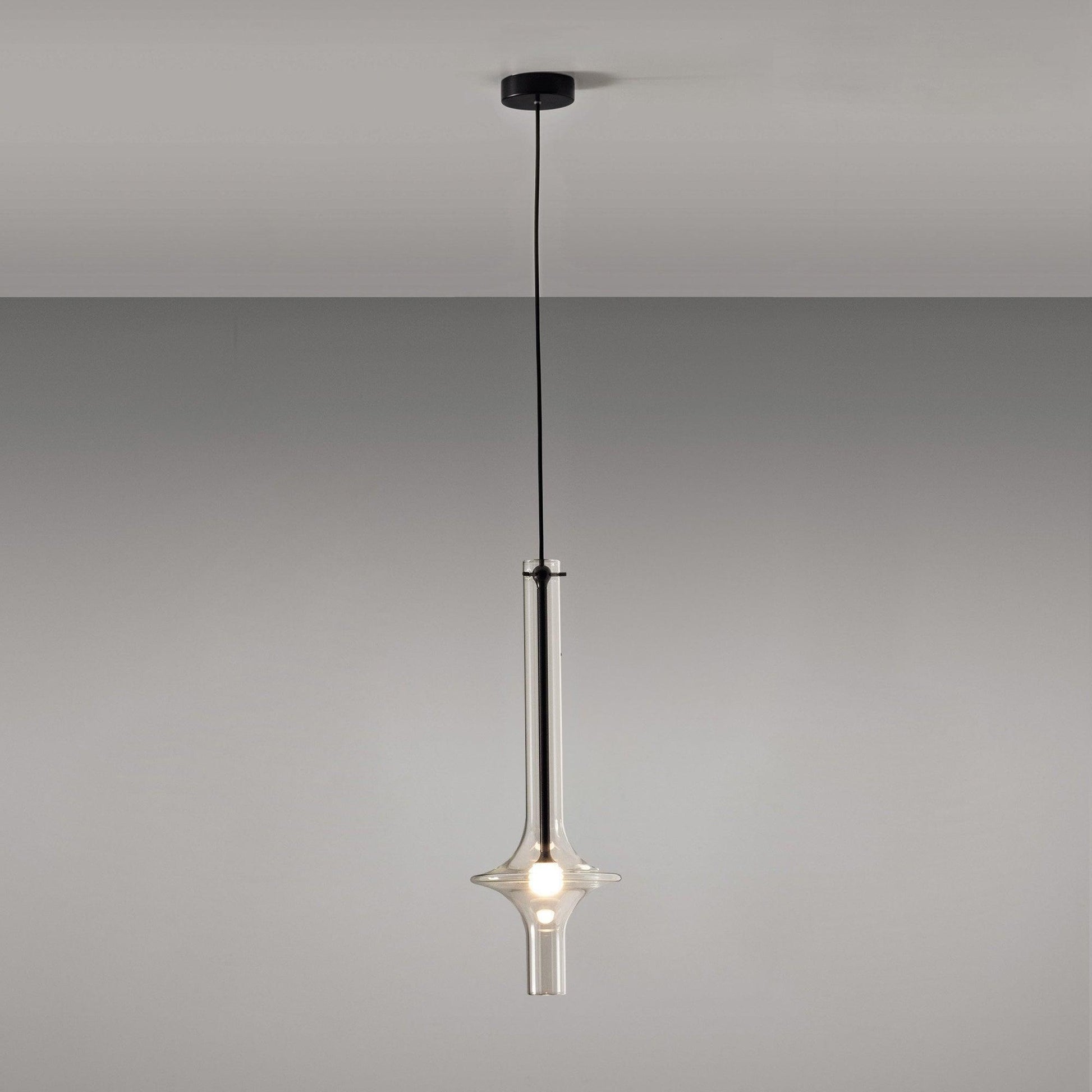LunaGlass | Elegant Modern Adjustable LED Kitchen Pendant Lighting 9