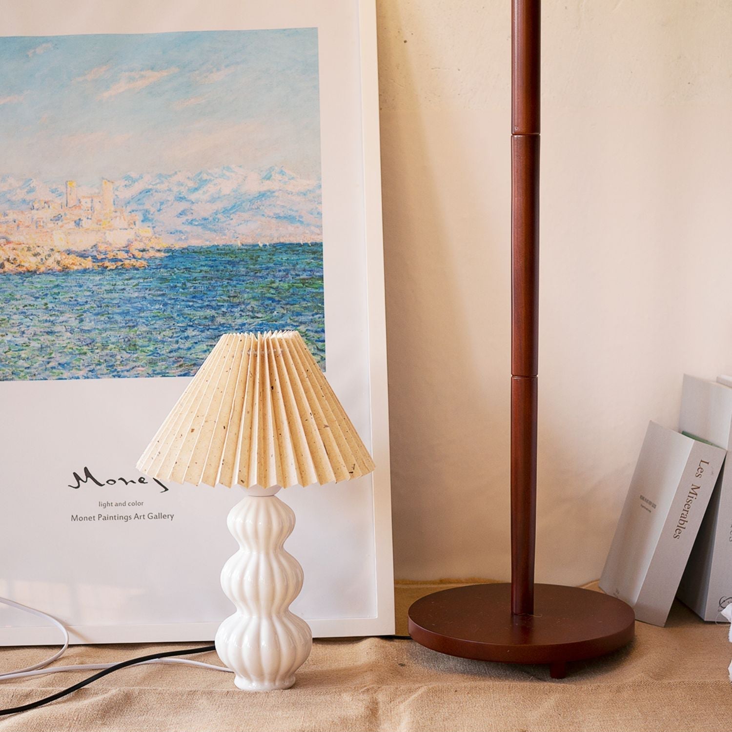LunaRadiance - Table Lamp with Pleated Aesthetic and Cozy Glow 9
