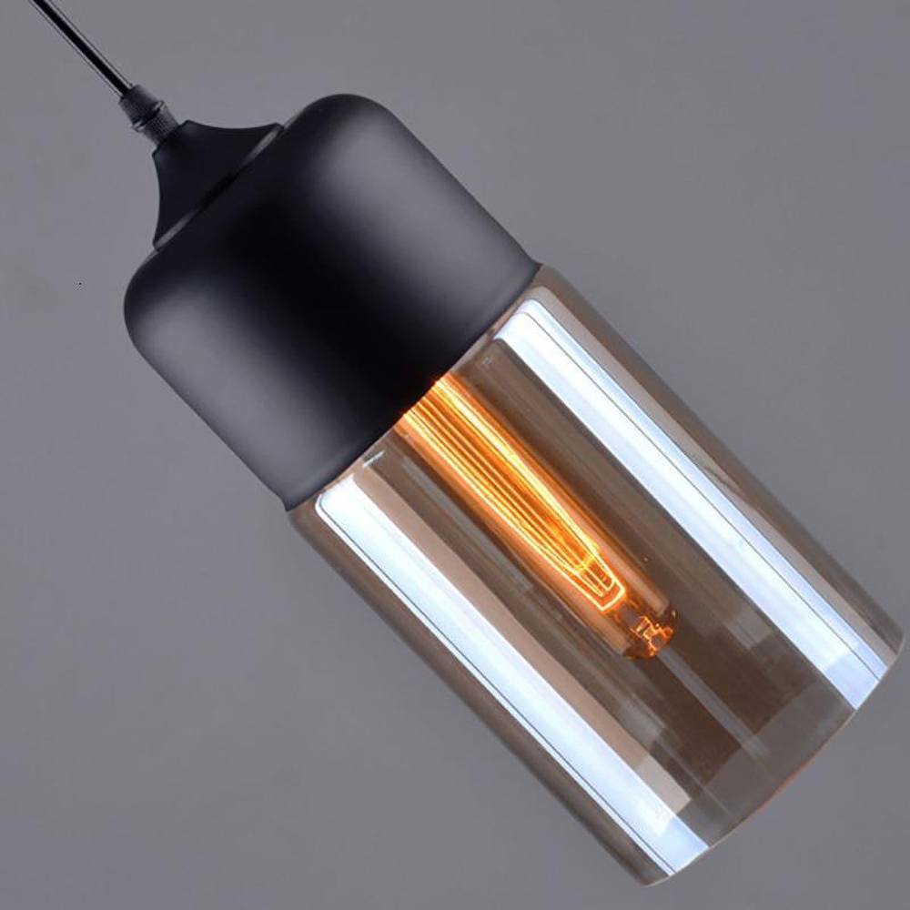 Metallic Glass Hanging Pendant Lamp