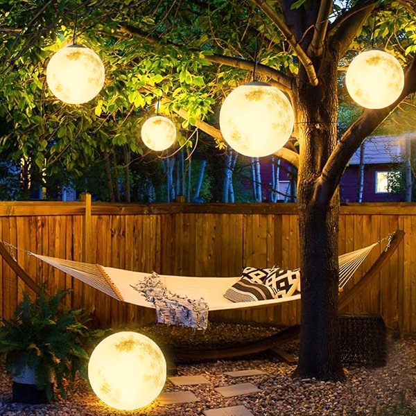 Round Outdoor Hanging Lantern Light
