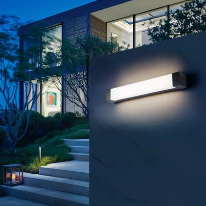 Contemporary Outdoor Slim LED Wall Lamp