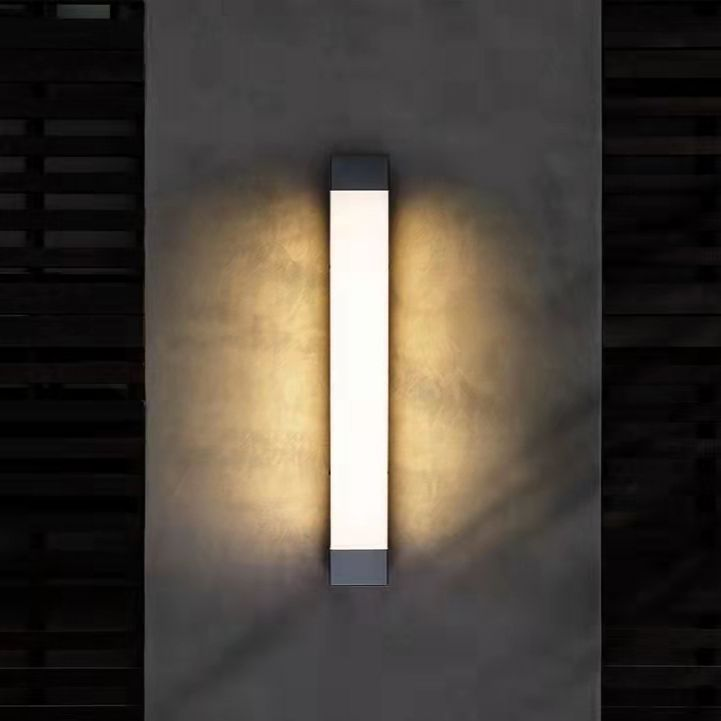 Contemporary Outdoor Slim LED Wall Lamp