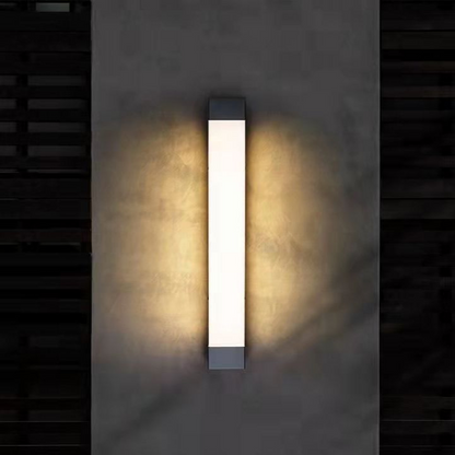 Contemporary Outdoor Slim LED Wall Lamp