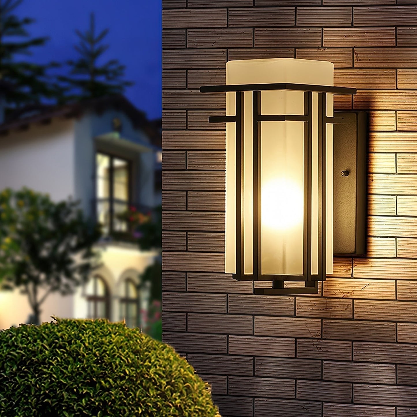 Vintage Asian Inspired Garden Lamp