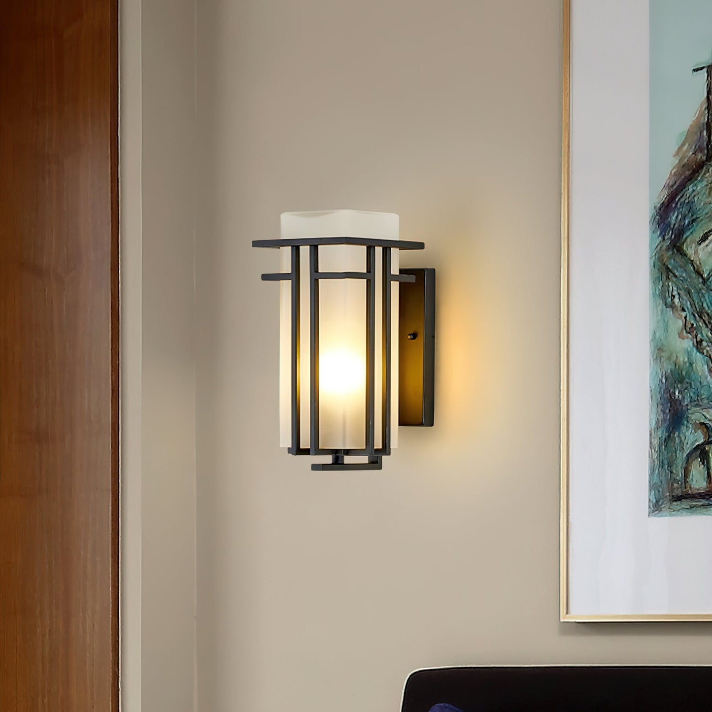 Vintage Asian Inspired Garden Lamp