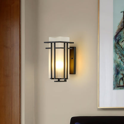 Vintage Asian Inspired Garden Lamp