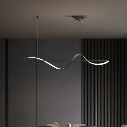 Sleek Modern Linear LED Hanging Light
