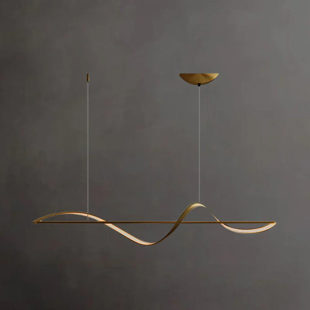 Sleek Modern Linear LED Hanging Light