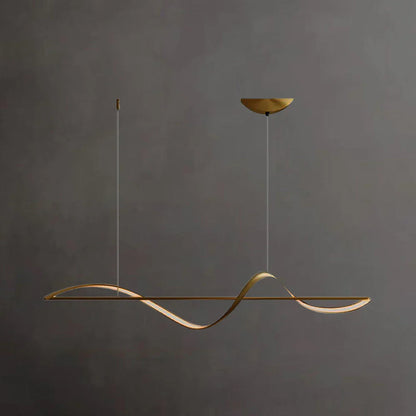 Sleek Modern Linear LED Hanging Light