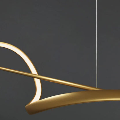 Sleek Modern Linear LED Hanging Light