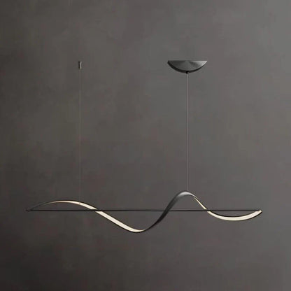 Sleek Modern Linear LED Hanging Light