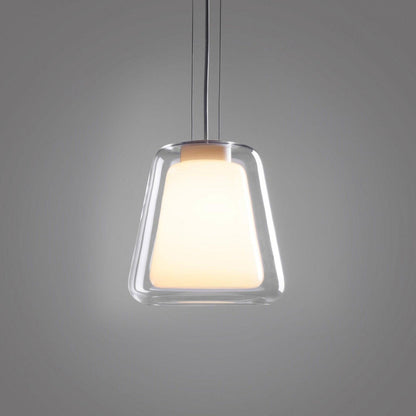 Modern Dual Glass Hanging Light