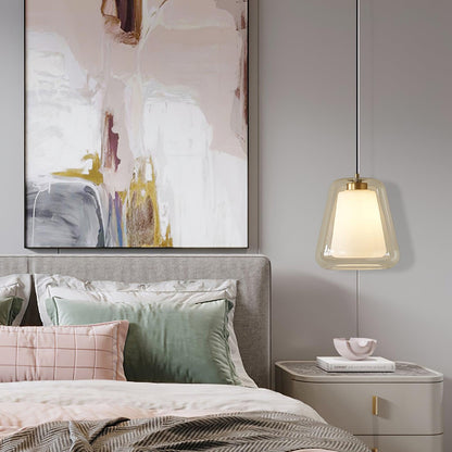 Modern Dual Glass Hanging Light