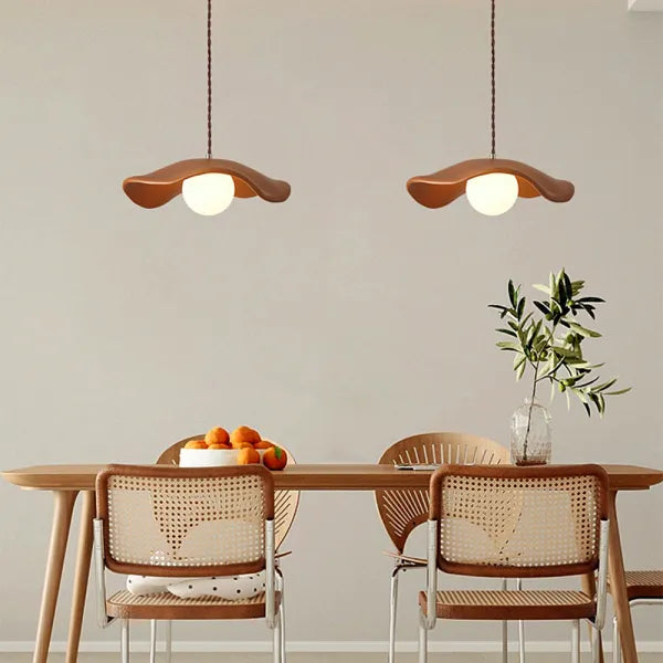 Unique Handmade Curved Pendant Lamp
