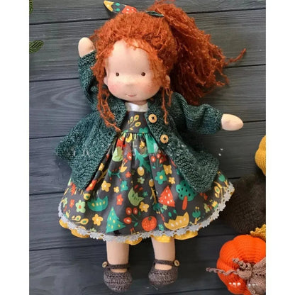 Luna | Waldorf Handmade Plush Doll – Soft Cotton Toy with Fabric Box | Cute & Cozy | For Children’s Birthday & Daily Imaginative Play 10