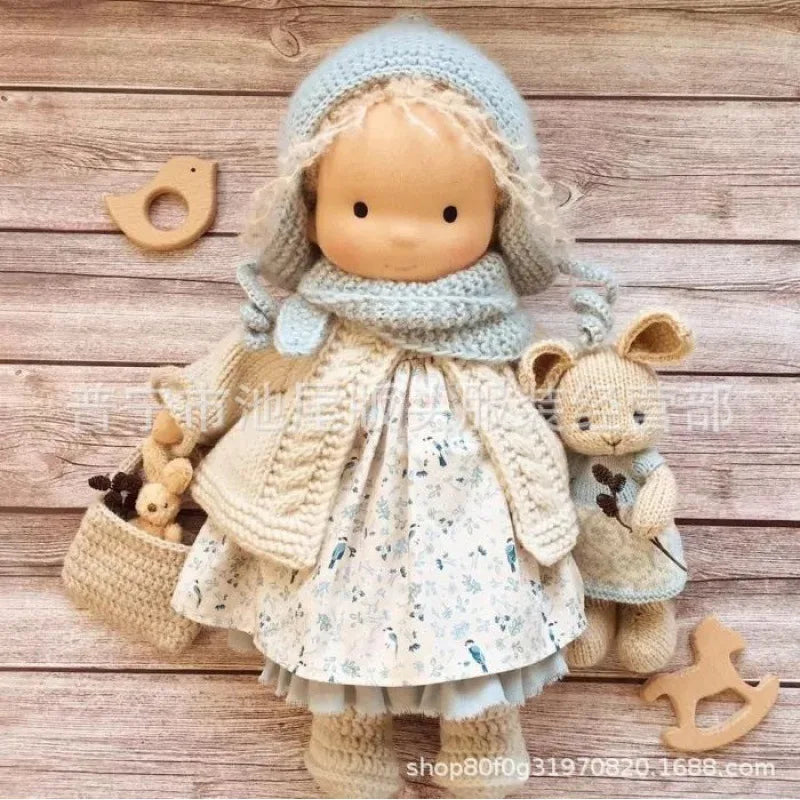 Luna | Waldorf Handmade Plush Doll – Soft Cotton Toy with Fabric Box | Cute & Cozy | For Children’s Birthday & Daily Imaginative Play 38
