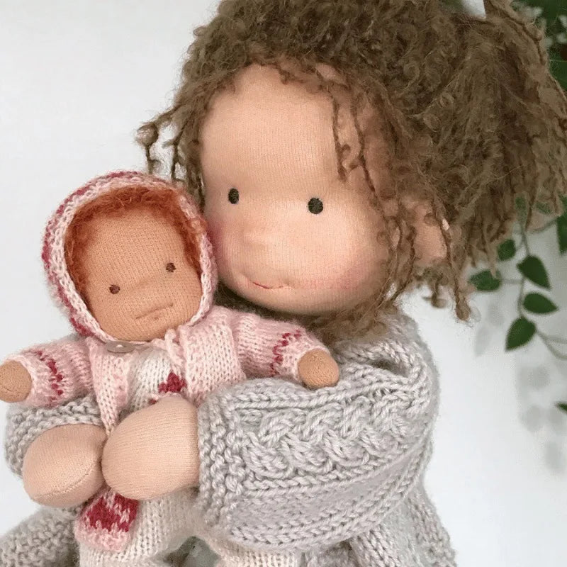 Luna | Waldorf Handmade Plush Doll – Soft Cotton Toy with Fabric Box | Cute & Cozy | For Children’s Birthday & Daily Imaginative Play 6