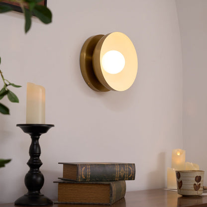Lunara | Elegant Modern Brass and Glass Wall Sconce Light 5