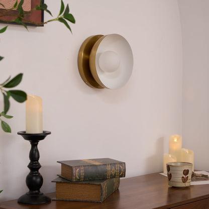 Lunara | Elegant Modern Brass and Glass Wall Sconce Light 6