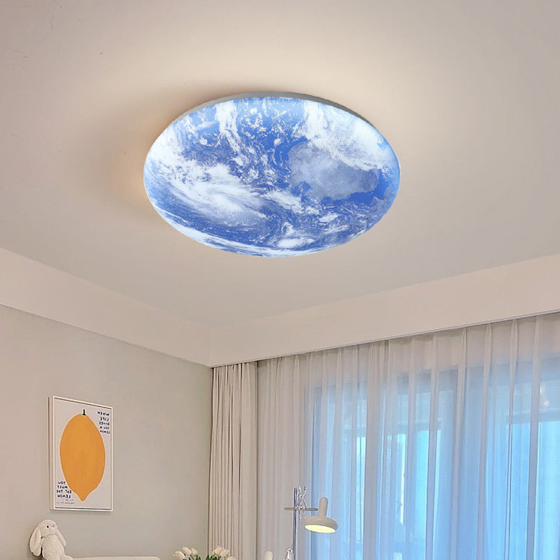 Lunara | Elegant Soothing Moon Design Flush Mount Ceiling Light Fixture 14