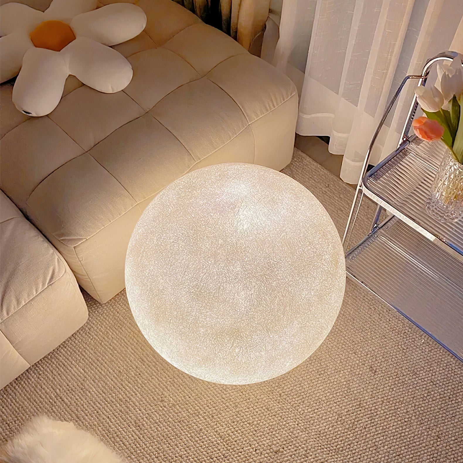 Lunara | Enchanting LED Moon Shape Floor Lamp for Ambient Lighting 5