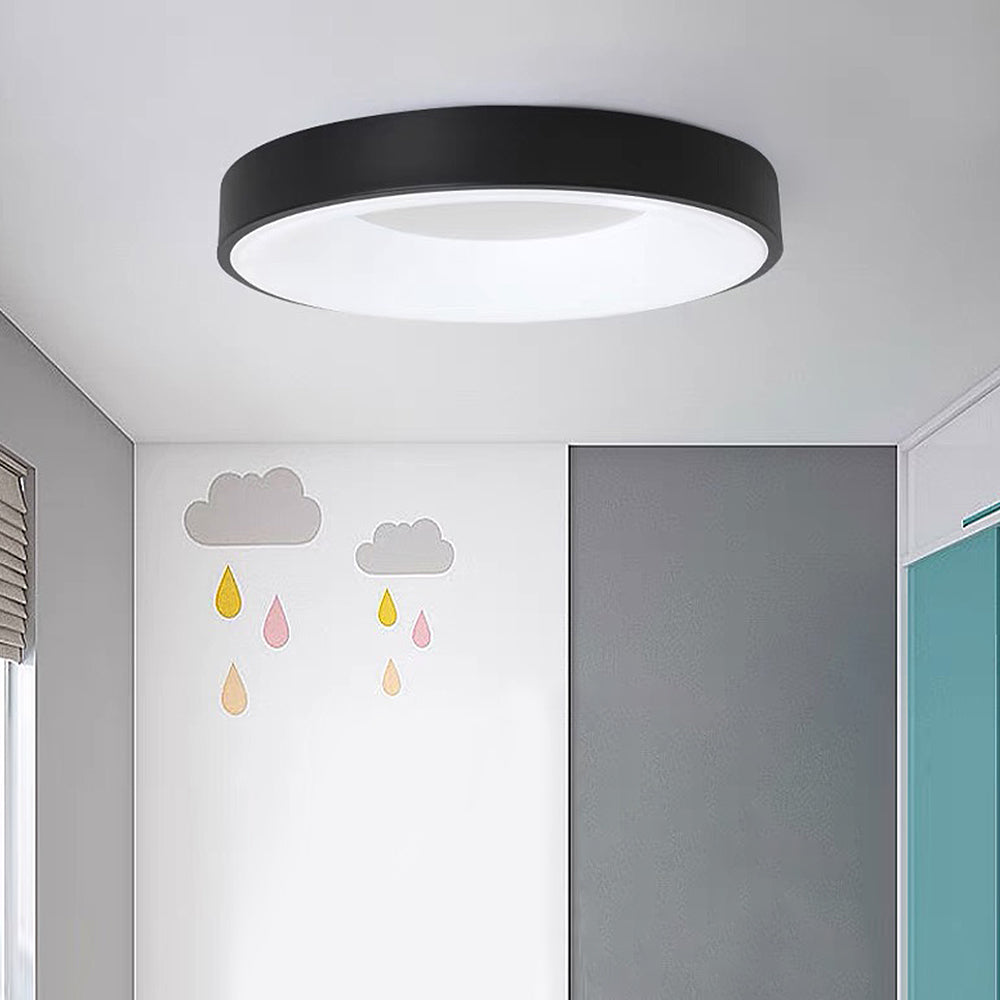 Lunara | Modern Minimalist Round LED Flush Mount Ceiling Light Fixture 10
