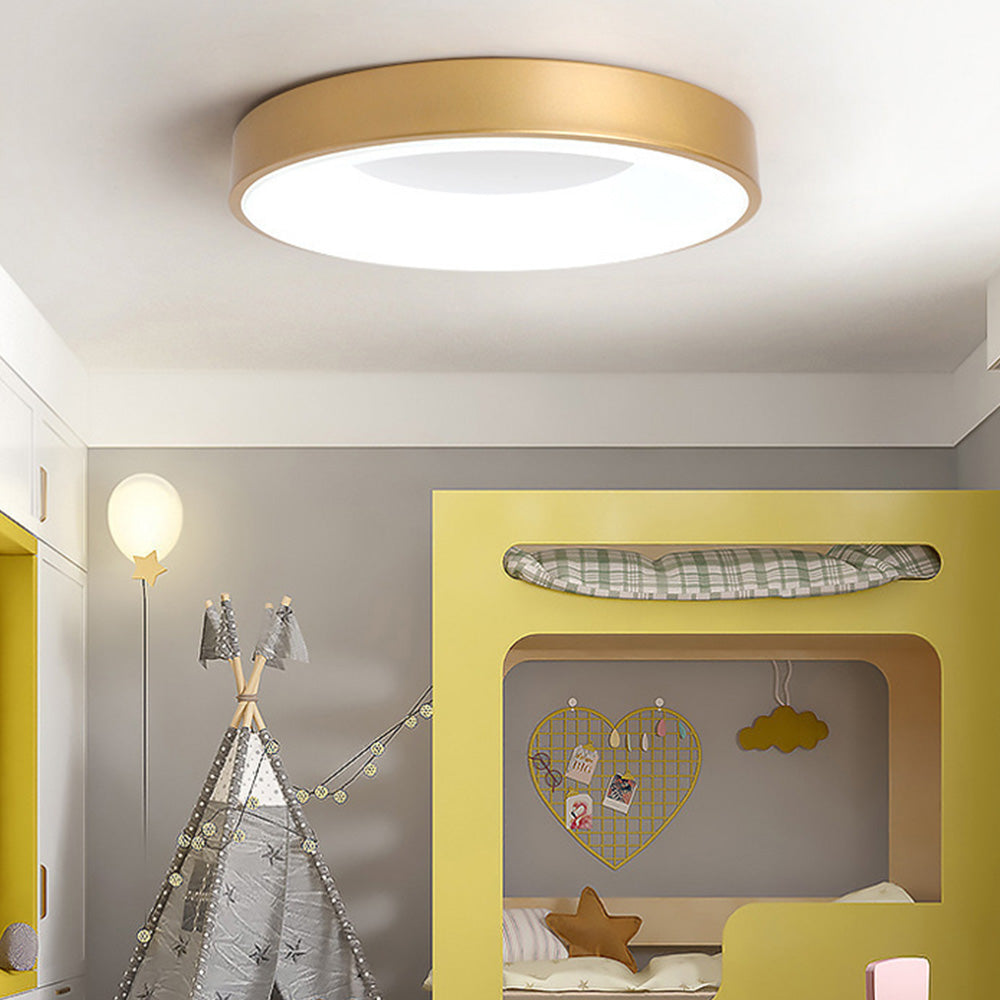 Lunara | Modern Minimalist Round LED Flush Mount Ceiling Light Fixture 15