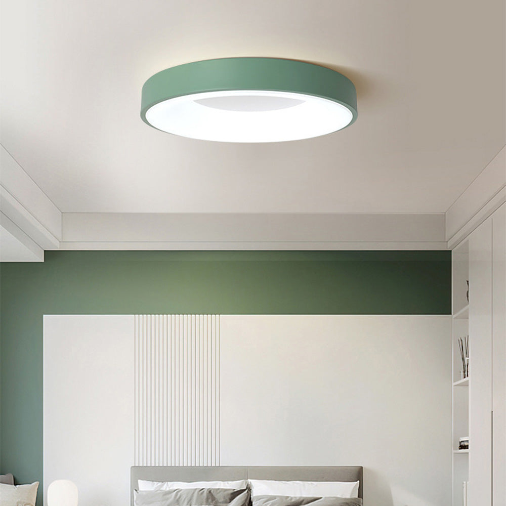 Lunara | Modern Minimalist Round LED Flush Mount Ceiling Light Fixture 16