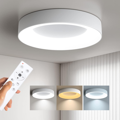 Lunara | Modern Minimalist Round LED Flush Mount Ceiling Light Fixture 4