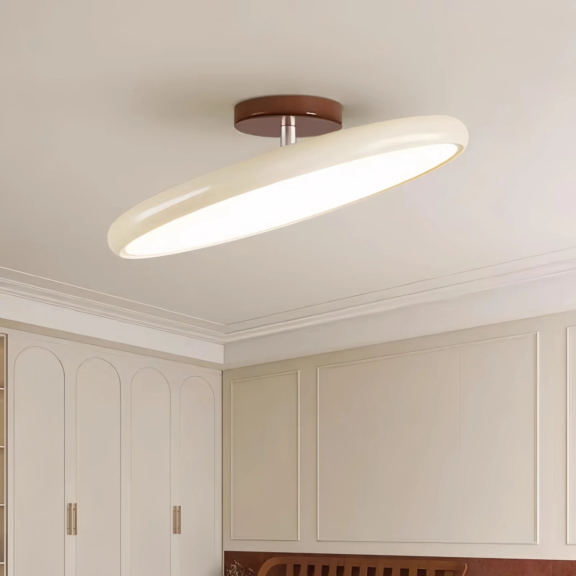 Lunara | Modern Sleek Round LED Ceiling Light Fixture for Elegant Spaces 5