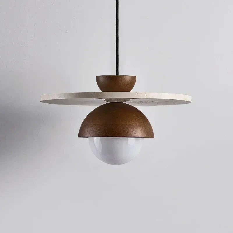 Simple Wooden Hanging Light Fixture - Lusomart