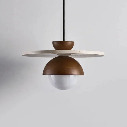 Simple Wooden Hanging Light Fixture - Lusomart