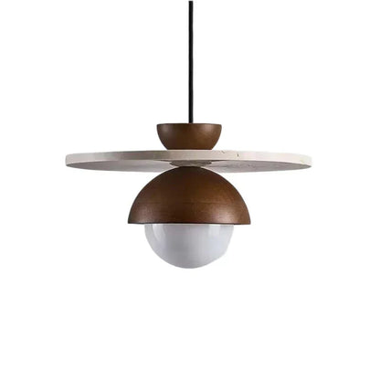 Simple Wooden Hanging Light Fixture