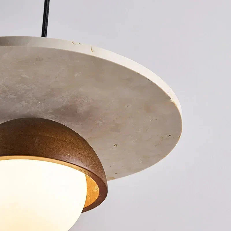 Simple Wooden Hanging Light Fixture
